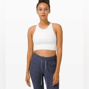 Lululemon Ebb to Train Bra in white size 8